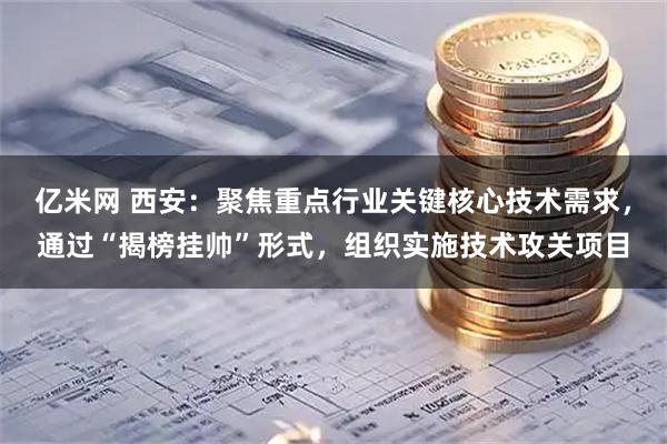 亿米网 西安：聚焦重点行业关键核心技术需求，通过“揭榜挂帅”形式，组织实施技术攻关项目