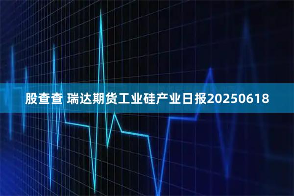股查查 瑞达期货工业硅产业日报20250618